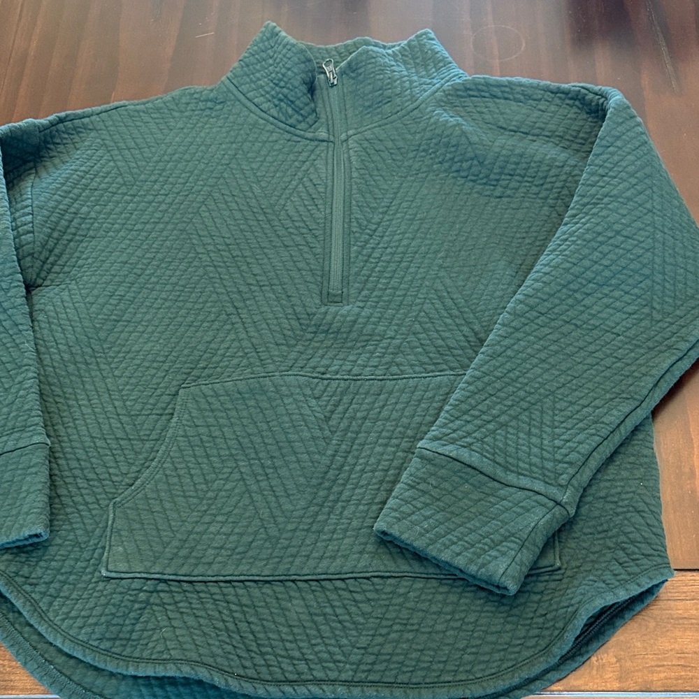 Gap Half Zip Quilted Sweatshirt